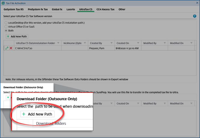 Select&nbsp;Add New Path