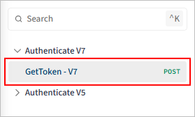 Selected API call will be highlighted