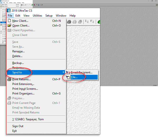 Select File from Send To