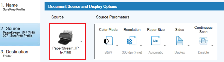 Change your settings in the Source tab