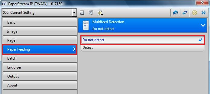 Update the Multifeed Detection settings