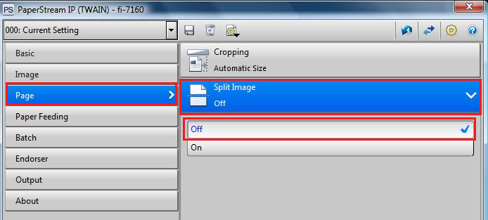 Update the Split Image settings