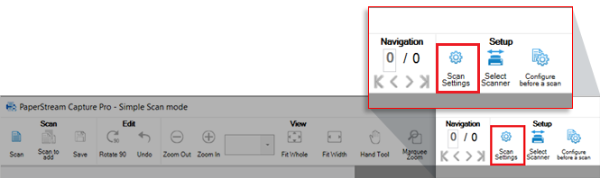  Select&nbsp;Scanner Settings