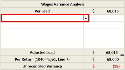 Select from the Per Lead column.