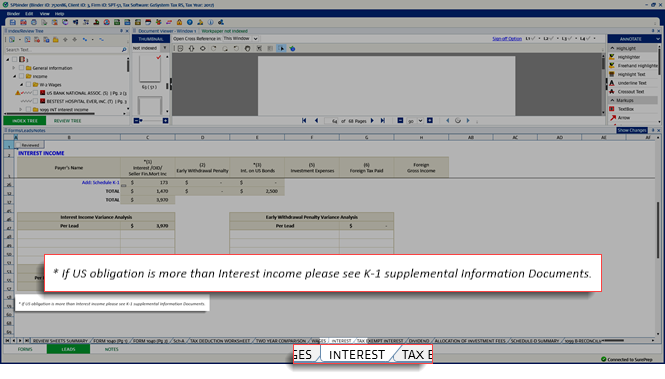 Asterisk in the template