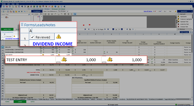 Select the Reviewed checkbox