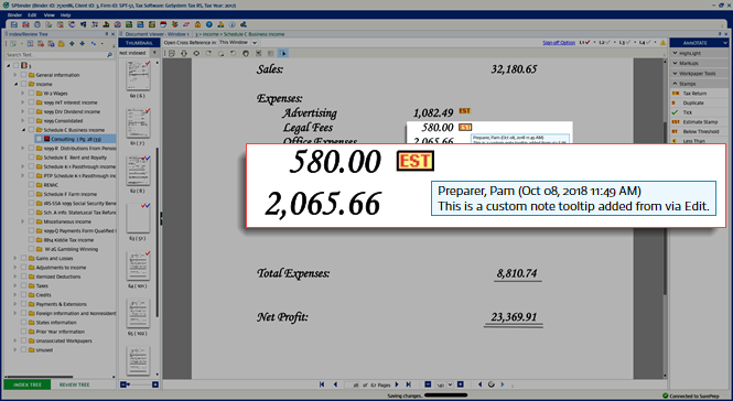 Review information for the places stamp