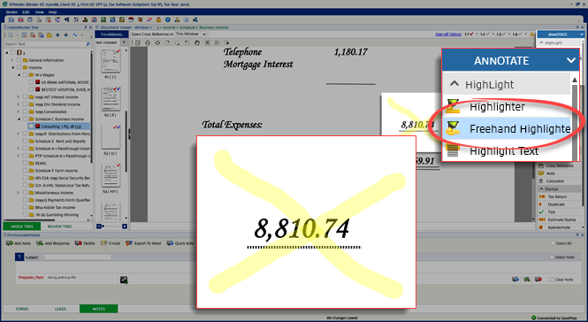 Select&nbsp;Freehand Highlighter