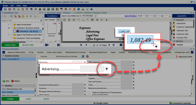 Select the Add icon to add a reference