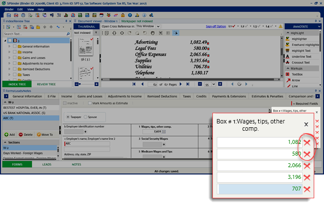 Select the delete icon