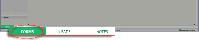 Select the FORMS tab.