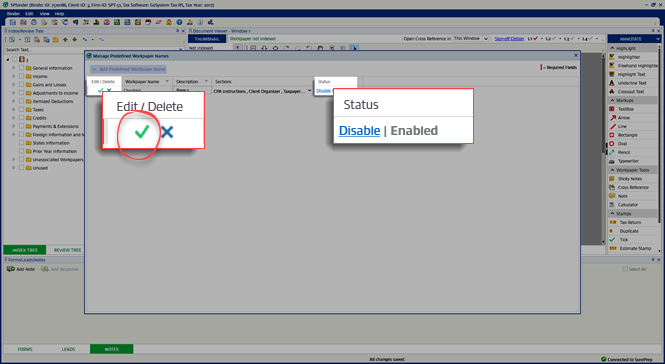 Select Save or Close
