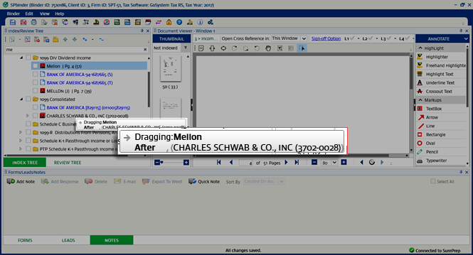 Document's After location