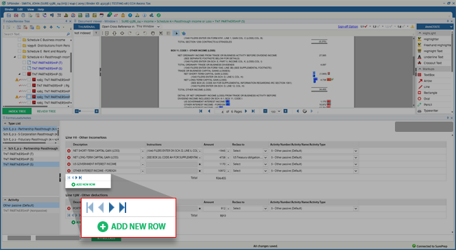 Select&nbsp;ADD NEW ROW