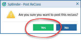 Select Yes