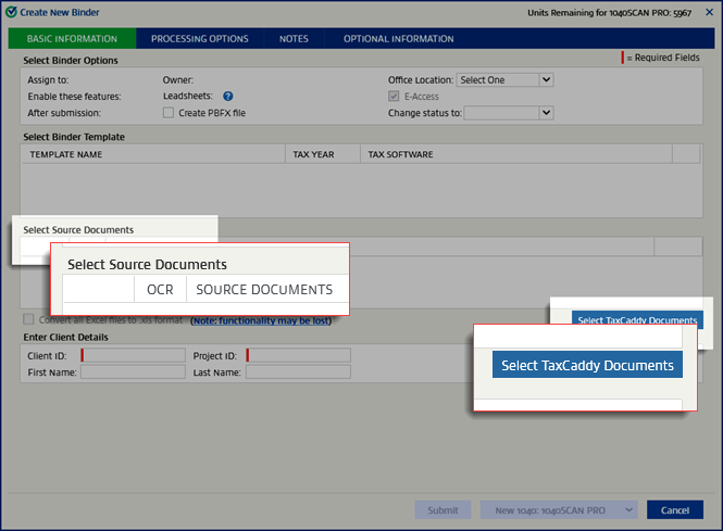 Select&nbsp;Select&nbsp;TaxCaddy Documents