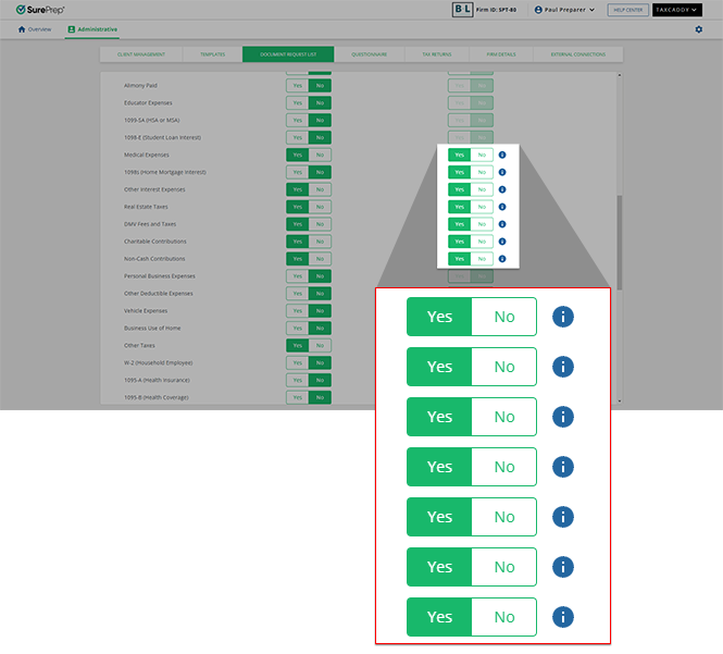 Configure your fillable form settings