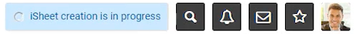 iSheet creation is in progress