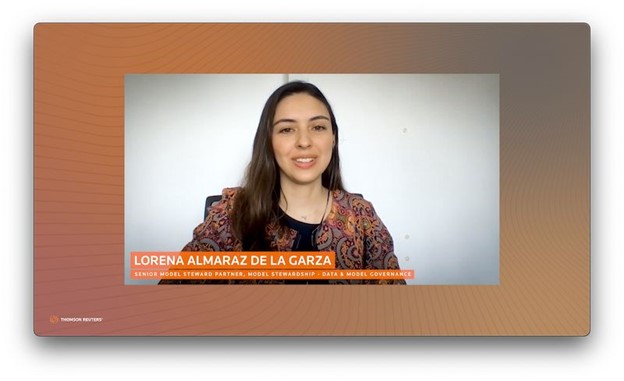 A screenshot of Lorena hosting a session during Global Learning Day