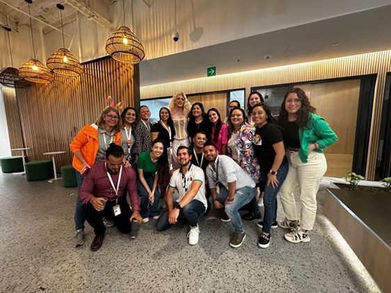 Our Mexico City office closed Pride Month with all employees having access to participate in different games and see a Drag Queen performance of a teammate who is a member of our team in Mexico. 
