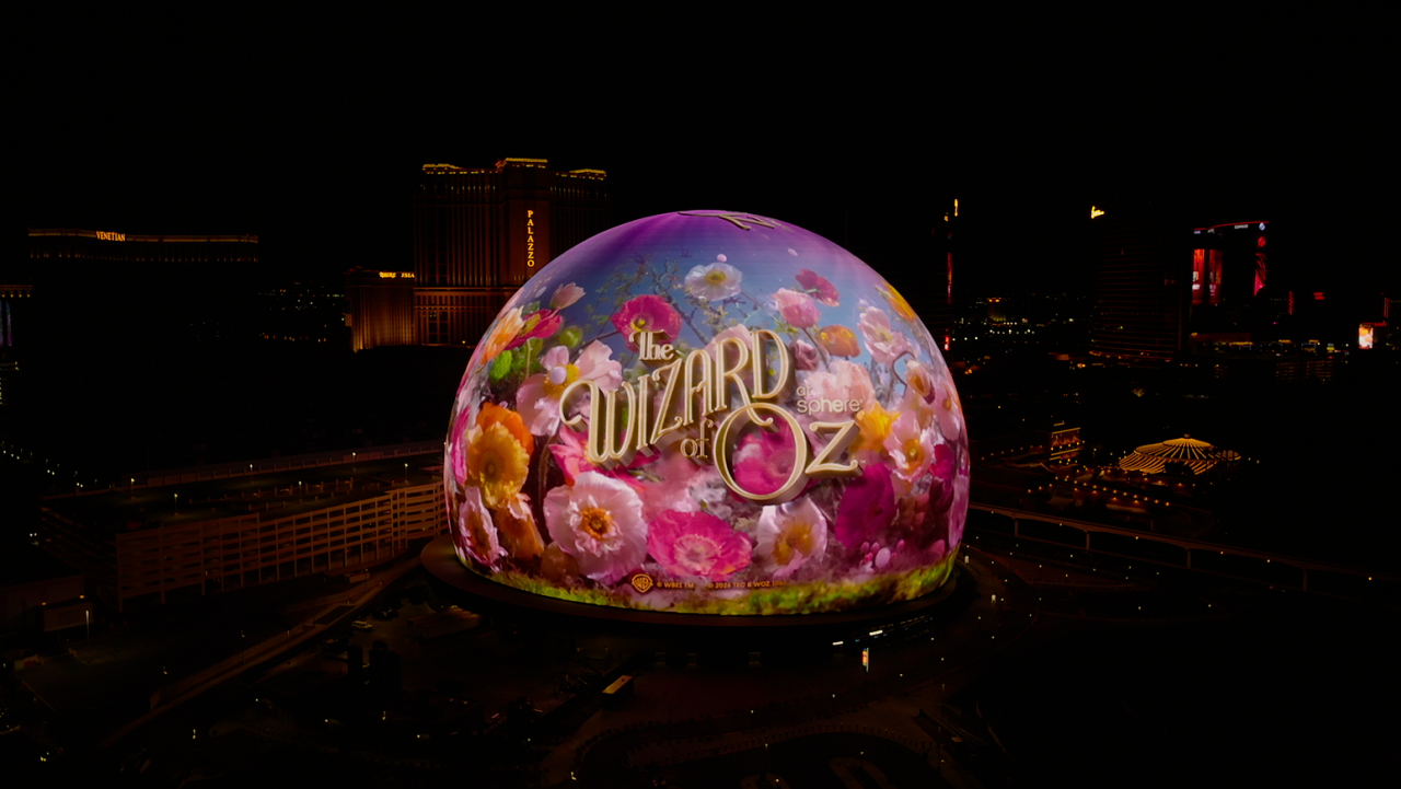 Photo of exterior of the Sphere in Las Vegas