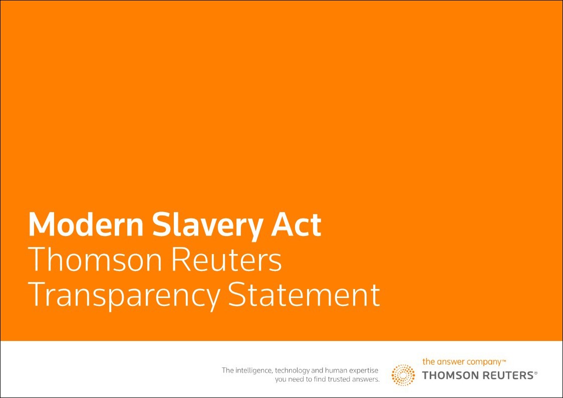 Modern Slavery Transparency Act